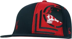 Metal Mulisha Men's Zoned FLEXSNAP HAT, Black Red