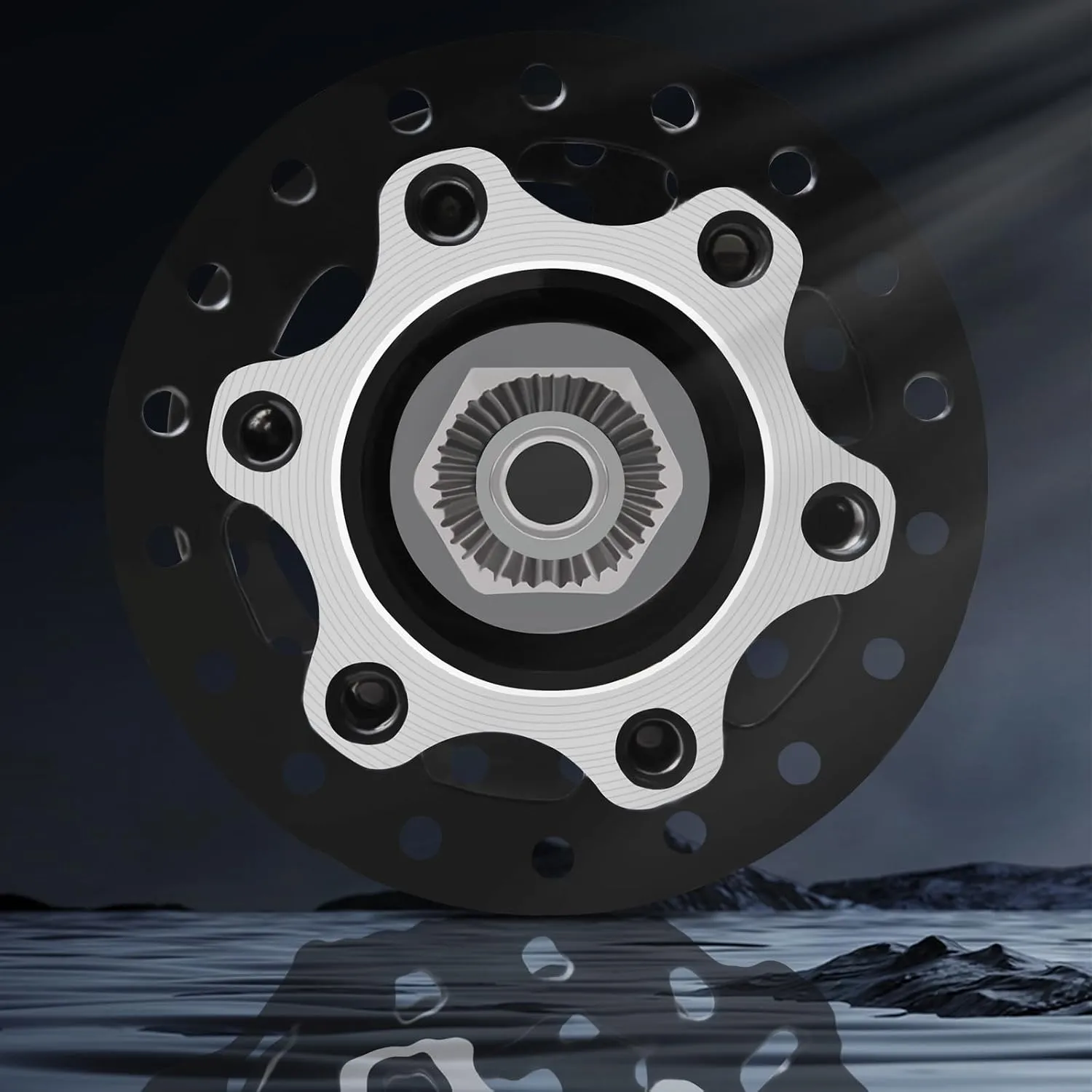 MICARGI Bike Wheel Part Bicycle hub,Fat Wheel Hub 36/140 Hole C/D/3I/7P Brake Multiple Sizes