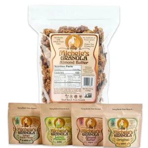 Michele's Granola Almond Butter Bulk and Michele's Mini Snack Packs, Variety Pack