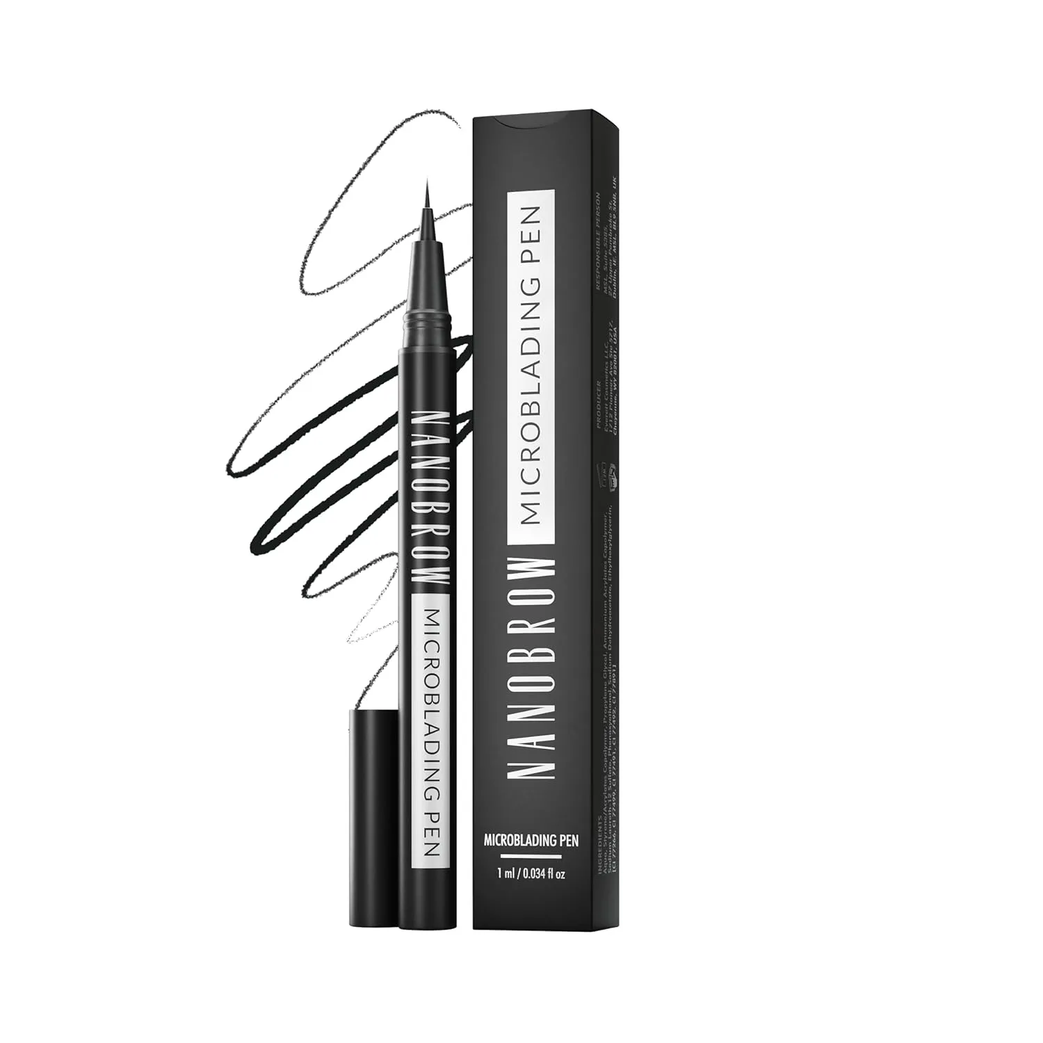 Microblading Pen Espresso - Enhancing, Thickening, Eyebrow Filling. Brow pen with ultra-thin tip