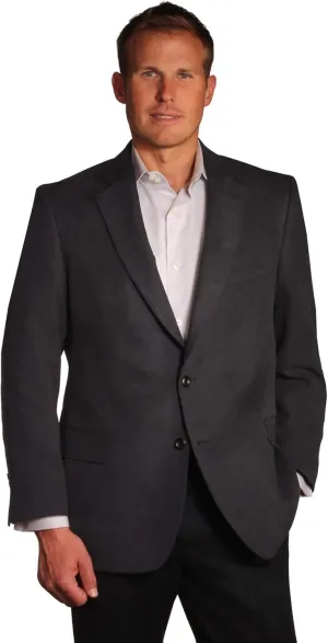 Microfiber Suede-Touch Blazer