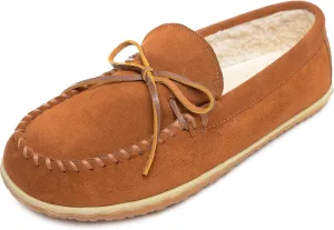 Minnetonka Mens TOMM Suede Leather Moccasins