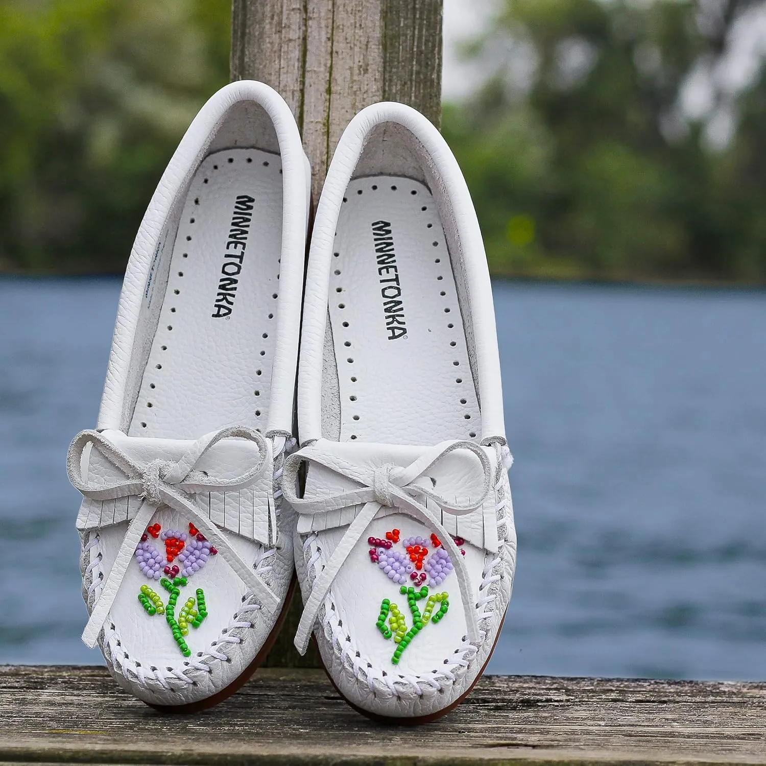 Minnetonka x Lucie Skjefte Women's Ziigwan Waabigwan Moccasin