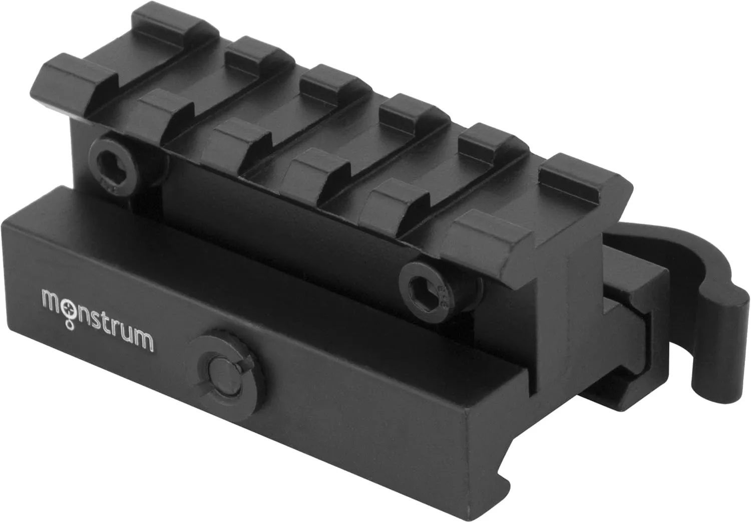Monstrum Lockdown Series Adjustable Height Picatinny Riser Mount with Quick Release | 2.5 inch