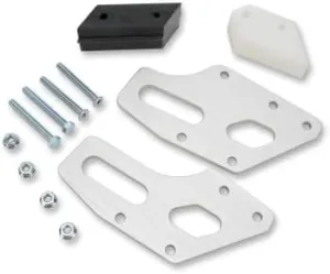 Moose Racing Aluminum Chain Guide Kit Compatible with Honda CR125R CR250R CR500R 1990-2004 CRF250R CRF450R 2002-2004