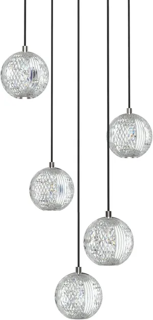 MP321205PN Marni - 18.63 Inch 21W 1 LED Pendant, Finish Color: Polished Nickel