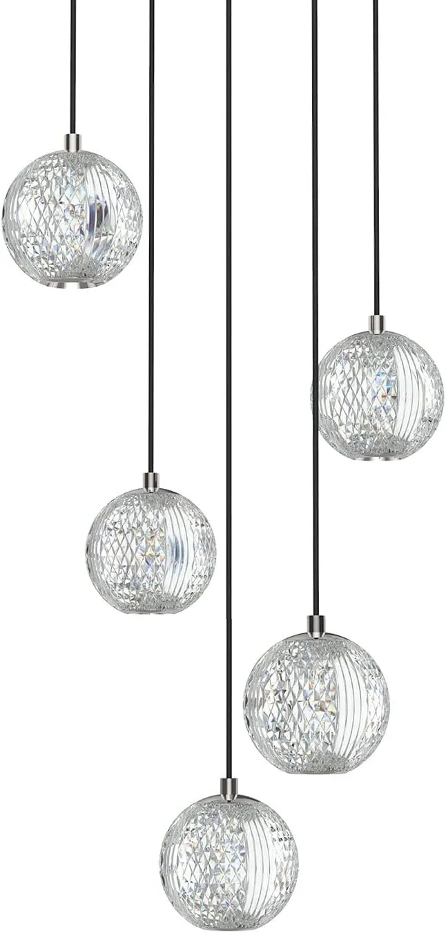 MP321205PN Marni - 18.63 Inch 21W 1 LED Pendant, Finish Color: Polished Nickel