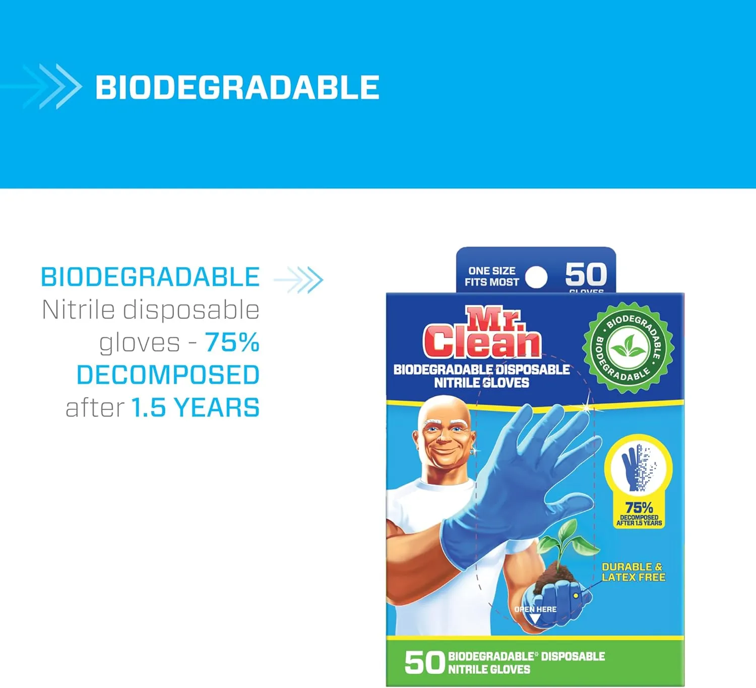 Mr. Clean Vinyl Disposable Gloves