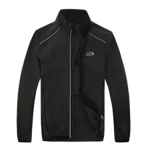 MTB Bicycle Rain Jackets Breathable Reflective Waterproof Cycling Jackets Long Sleeve Men Windproof Outdoor Sports Raincoat