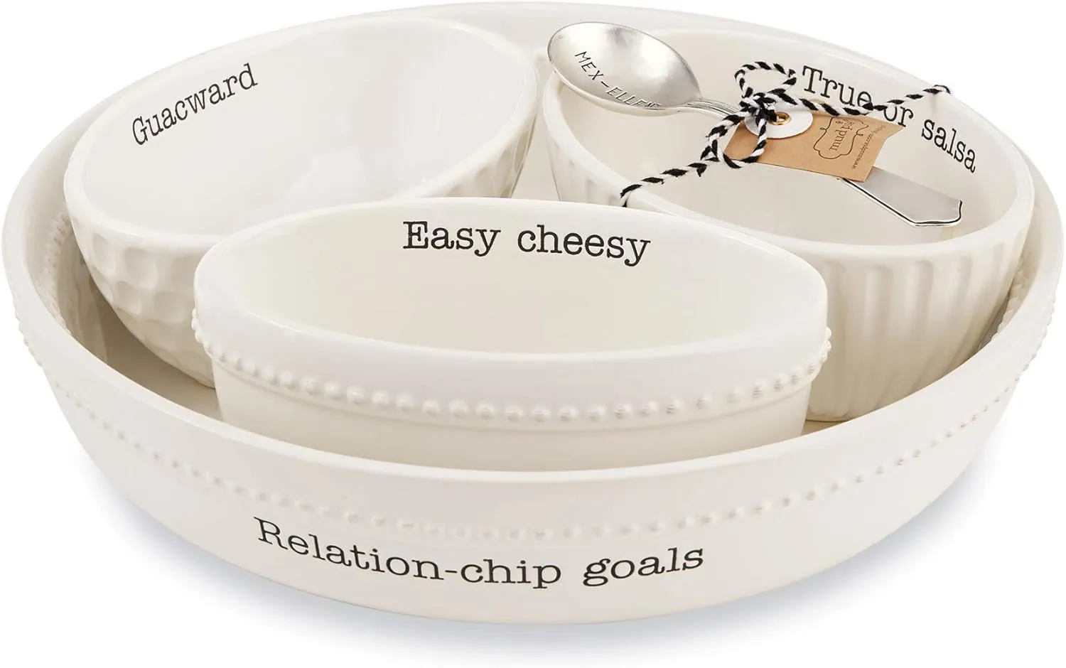 Mud Pie Circa Chip N Dip Set (Circa Fiesta)