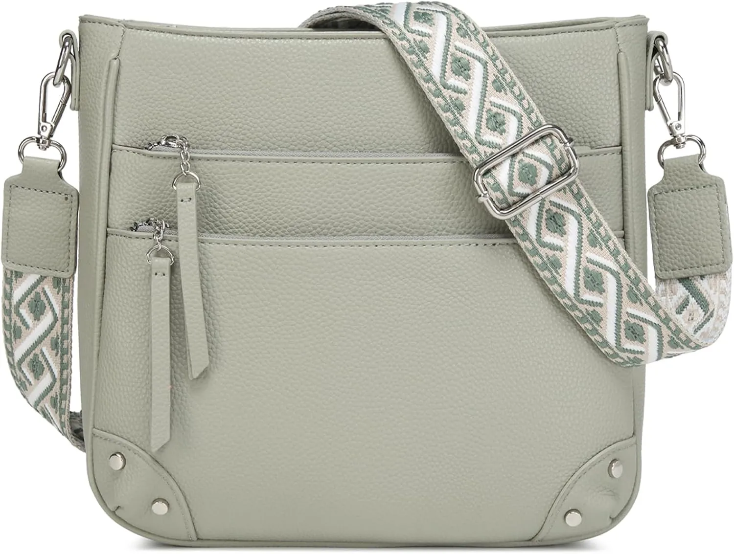 MYHOZEE Crossbody Bags for Women Leather Crossbody Purses With Adjustable Guitar Strap Trendy Hobo Women's Shoulder Bag
