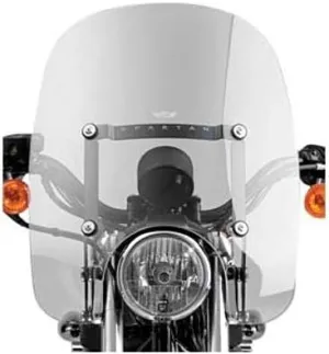 National Cycle Spartan Quick-Release Windshield (18-1/2") Compatible with 07-14 Harley FXDB3