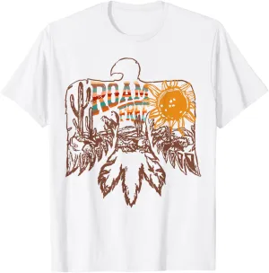 Native American Indian Thunderbird Roam Free T-Shirt