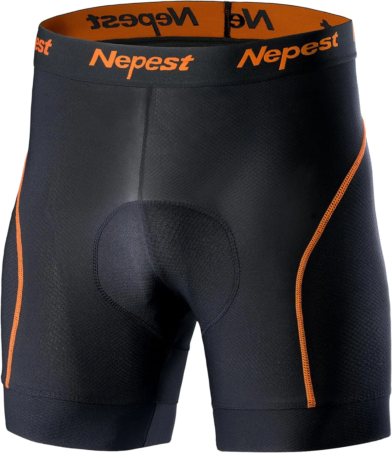 Nepest Mens Cycling Underwear 4D Padded Bike Shorts MTB Liner Mountain Bicycle Tights for Riding
