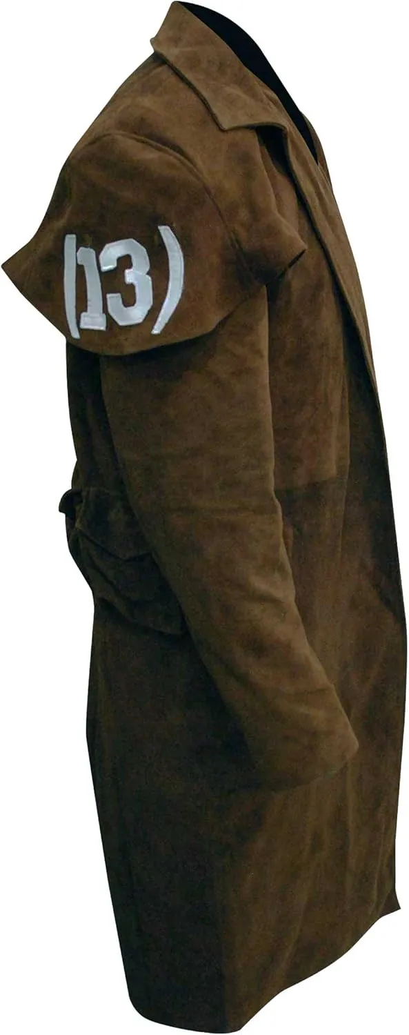 New Vegas A7 Mens Brown Duster Coat - A7 Veteran Ranger Cowboy Leather Armor Coat - Ranger Coat