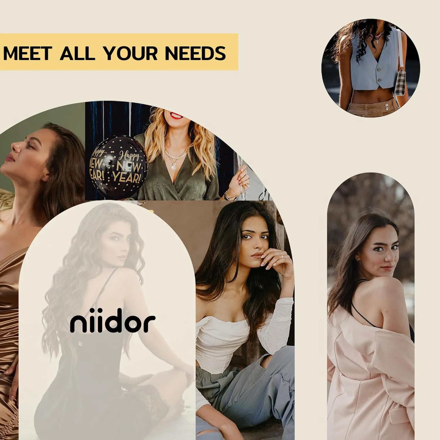 Niidor Rabbit Nipple Covers with Lift, Silicone Reusable for Large Breast Sticky Nippe Pasties Waterproof Ultra-thin