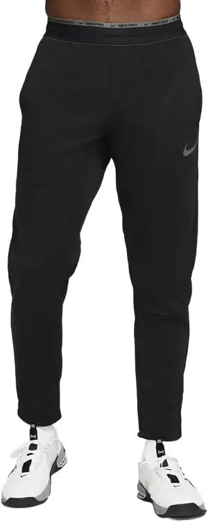 Nike Pro Men's Fleece Training Pants, Black/Black/Iron Grey, 3XL