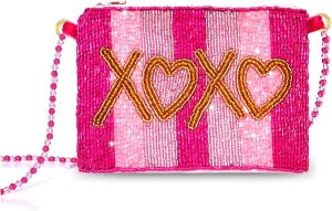 NLCAC Halloween Purse Beaded Hocus Pocus BOO Bats Crossbody Bag Novelty Shoulder Bag Halloween Gifts for Girls Women