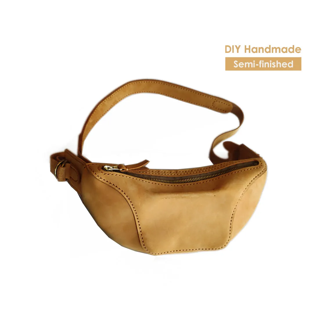 Nubuck Leather Fanny Pack Bum Bag DIY Kit