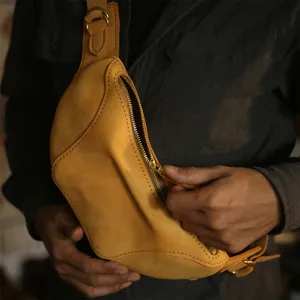 Nubuck Leather Fanny Pack Bum Bag DIY Kit