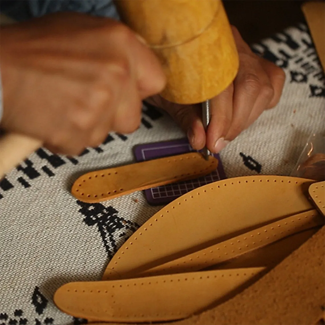 Nubuck Leather Fanny Pack Bum Bag DIY Kit