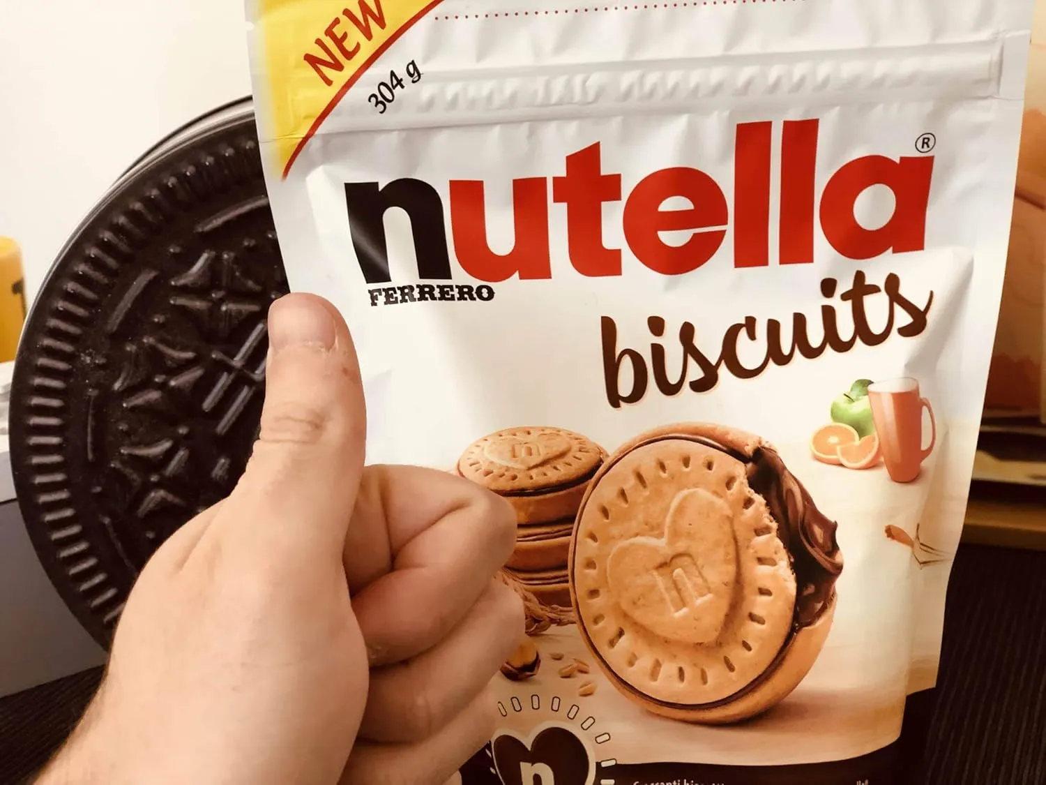 Nutella Sandwich Biscuits 304g Resealable Pouch (3 packs)