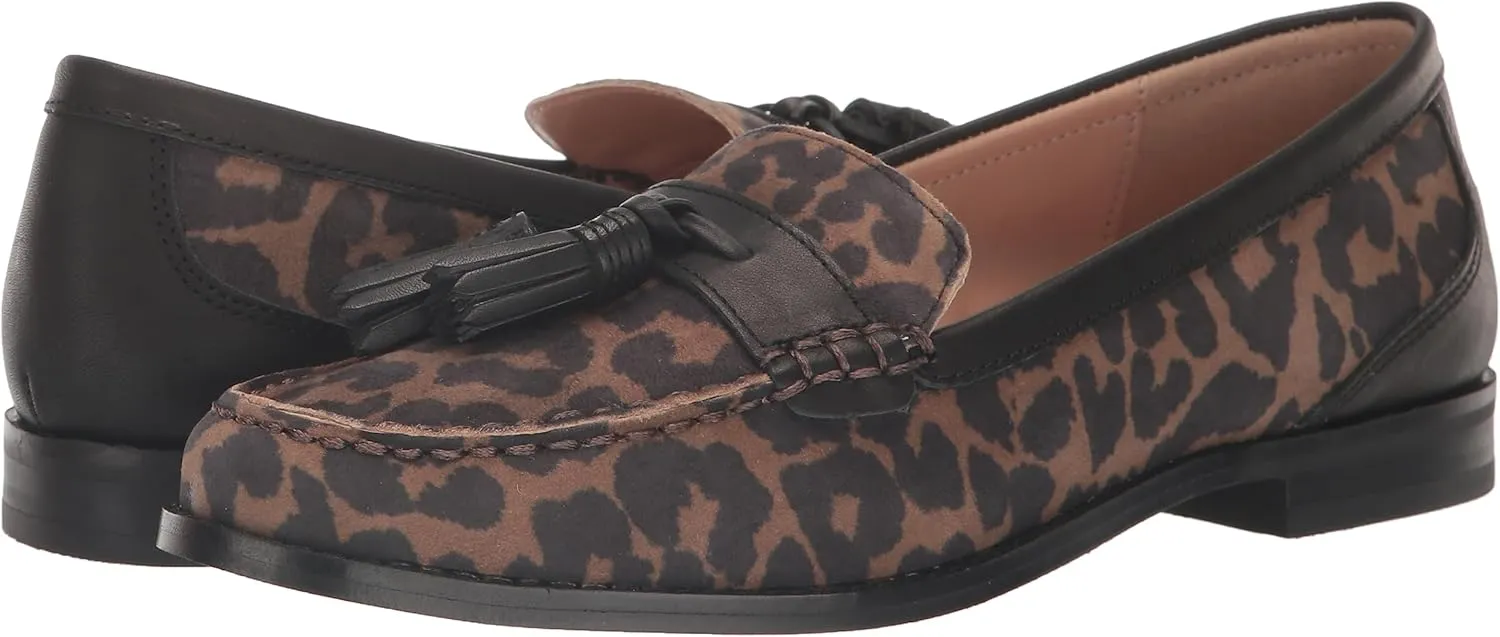NYDJ Women's Ariel Leopard Suede