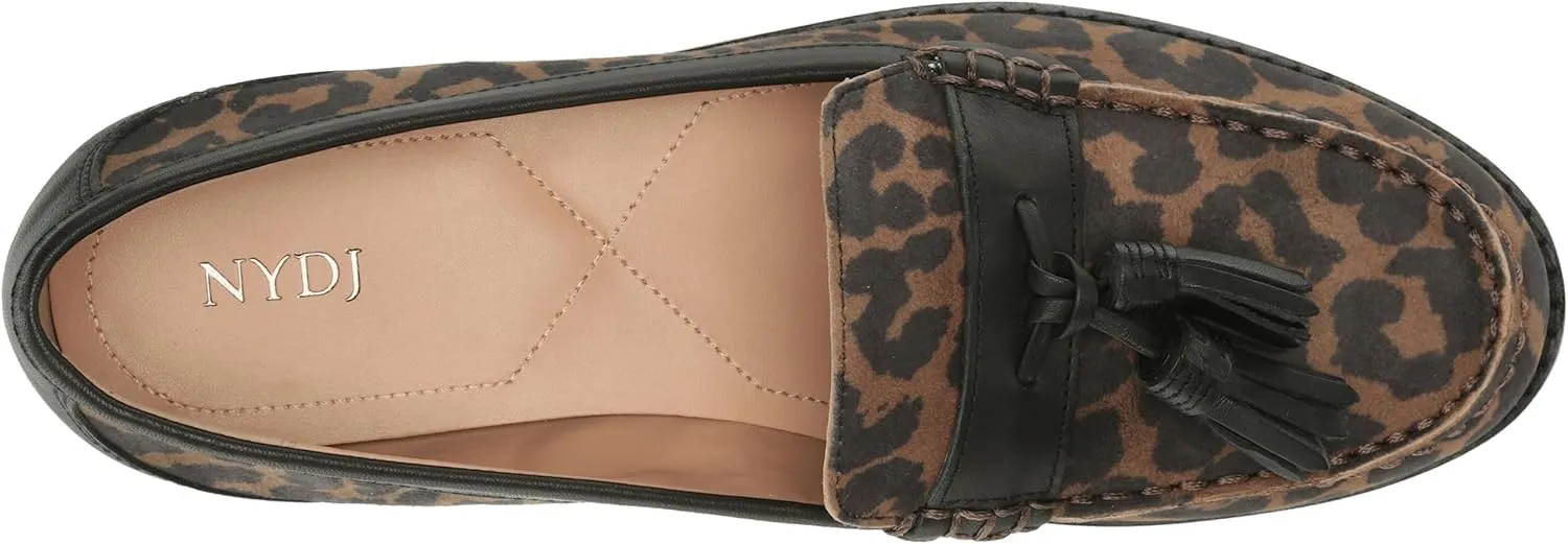 NYDJ Women's Ariel Leopard Suede