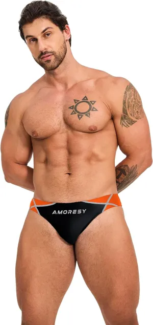 Oceanus Series Trendy Japanese Briefs Low-Waist Hip-Lifting Tight-Fitting Ultra-Thin Swimming Trunks(512)