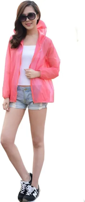 Only Faith Unisex Summer Ultra Thin Transparent Anti UV Breathable Quick Dry Clothing