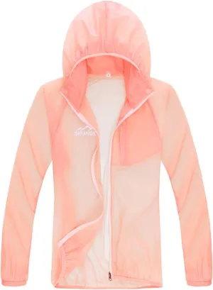 Only Faith Unisex Ultra Thin Anti UV Waterproof Breathable Hooded Skin Coat
