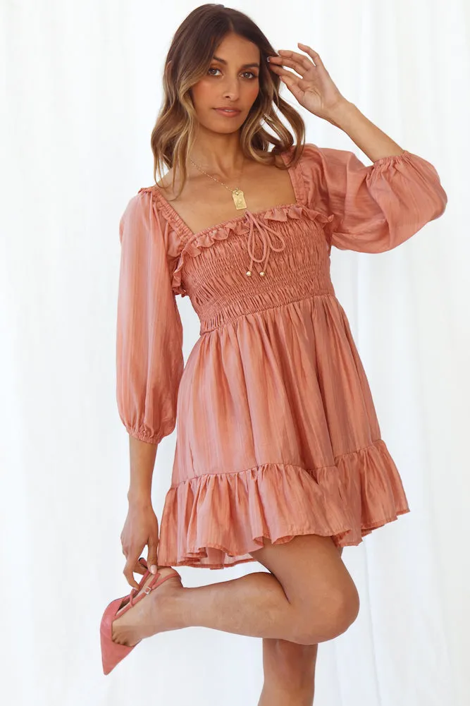 Open Doors Dress Mocha