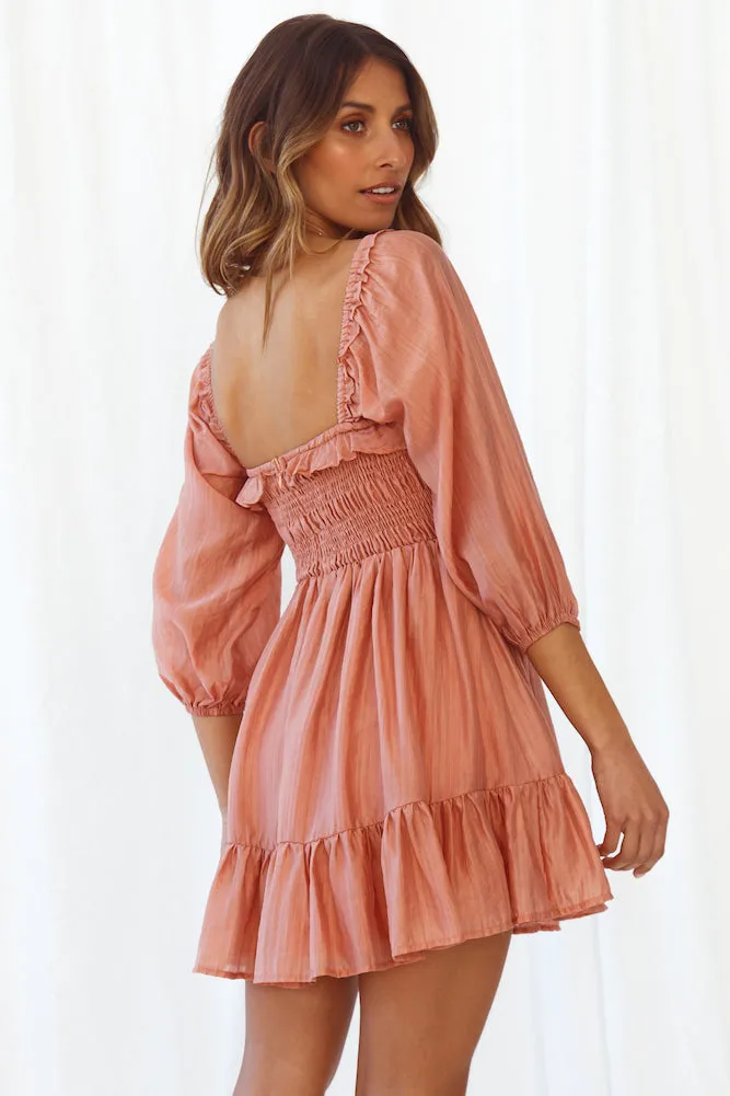 Open Doors Dress Mocha