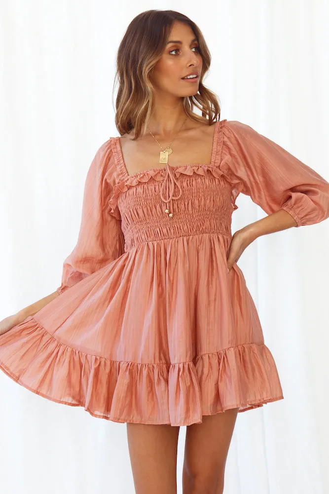 Open Doors Dress Mocha