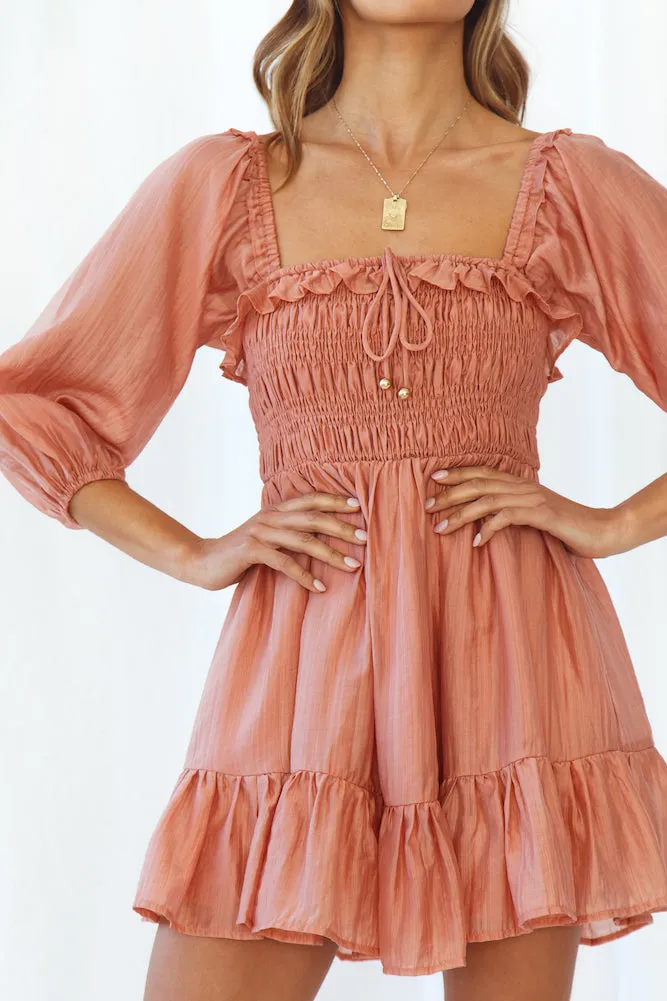 Open Doors Dress Mocha