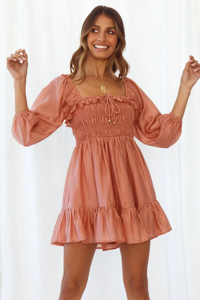 Open Doors Dress Mocha