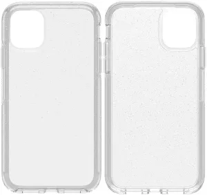 OtterBox iPhone 11 Symmetry Series Case - Stardust (Silver Flake/Clear), Ultra-Sleek, Wireless Charging Compatible, Raised Edges Protect Camera & Screen