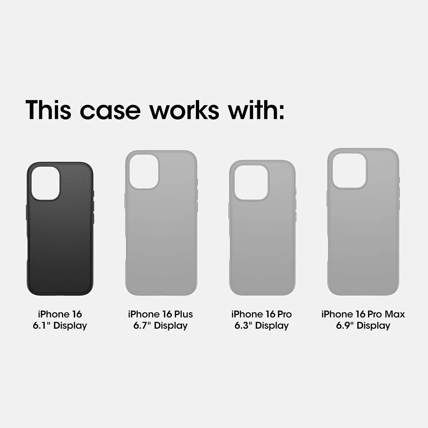 OtterBox iPhone 16 React Series Case - Clear