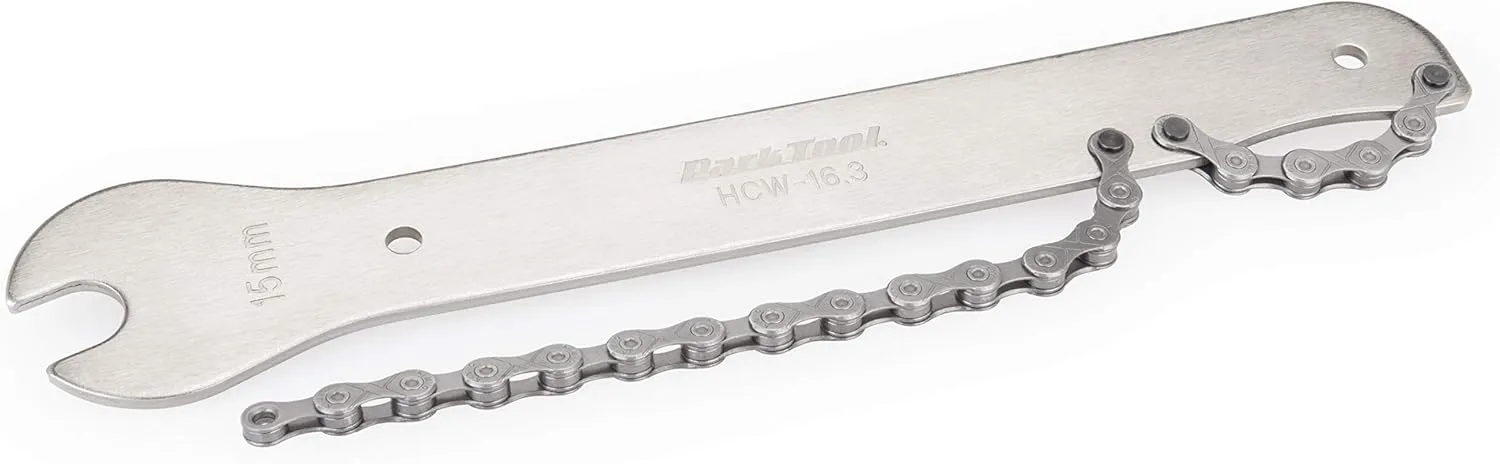 Park Tool HCW-16.3 - Chain Whip/Pedal Wrench, Silver