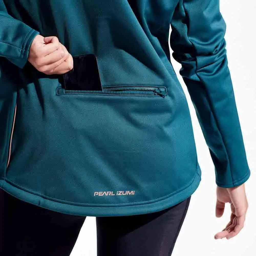 PEARL IZUMI Women's Quest AmFIB Jacket, Windproof & Waterproof Resistant, Cycling Jacket, Relaxed Fit & Reflective Elements,