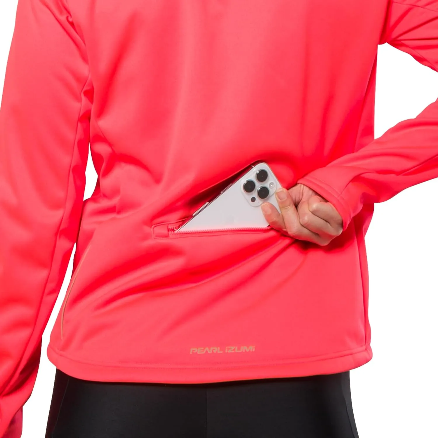 PEARL IZUMI Women's Quest AmFIB Jacket, Windproof & Waterproof Resistant, Cycling Jacket, Relaxed Fit & Reflective Elements,