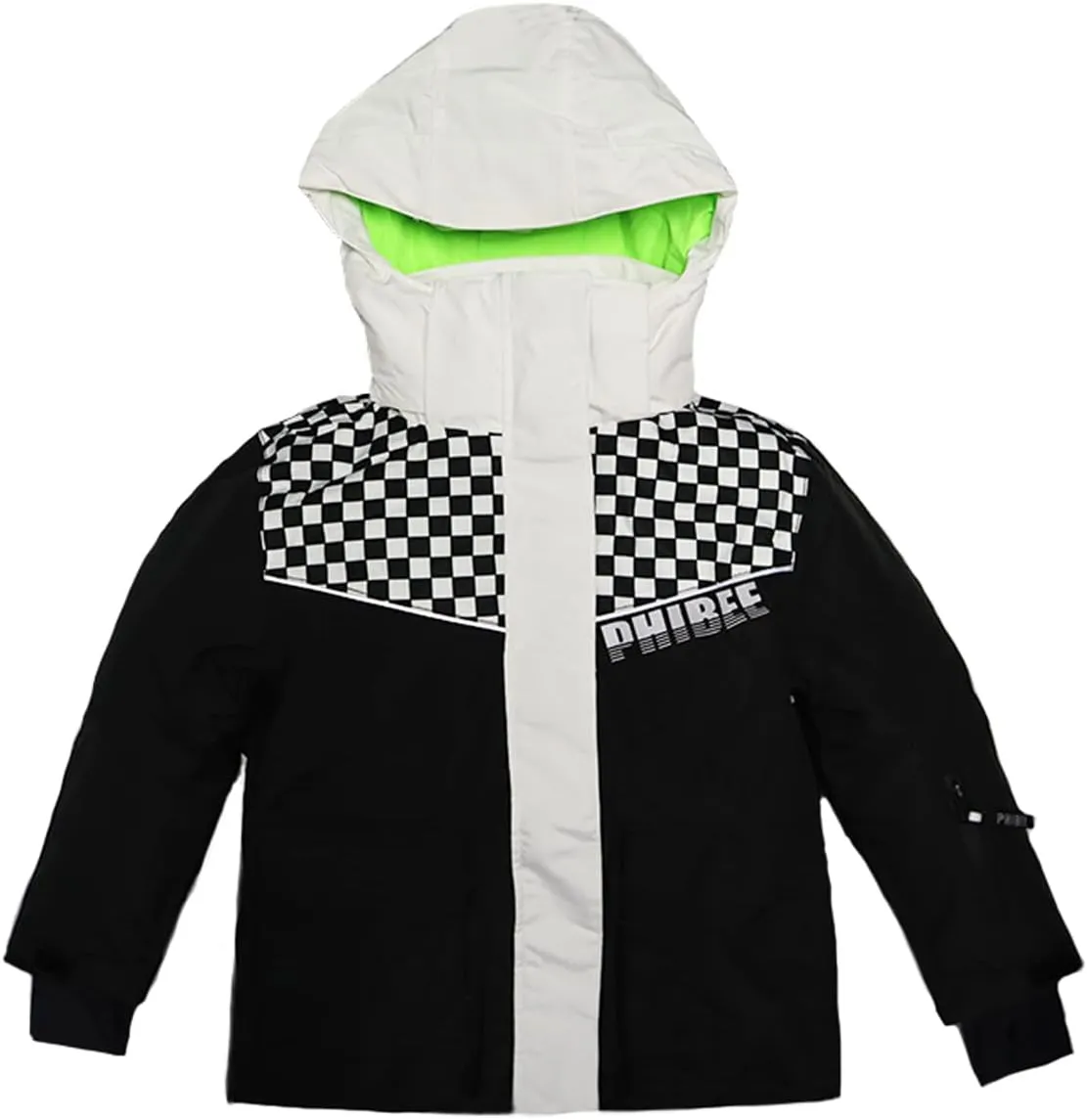 PHIBEE Mens Waterproof Windproof Outdoor Fleece Ski Jacket