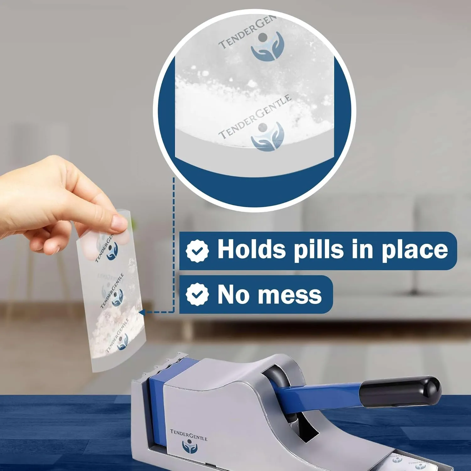 Pill Crusher Pouches - 1,000 Pouches per Box - Crusher Pouches for Pill Crushers - Good for Home, Hospitals, and Nursing Homes