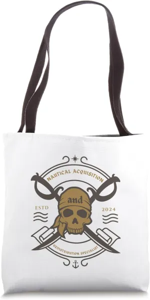 Pirate Acquisition And Redistribution Specialist Skull Tote Bag