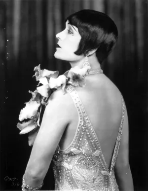 Pola Negri on a Beaded Dress Portrait Photo Print (24 x 30)