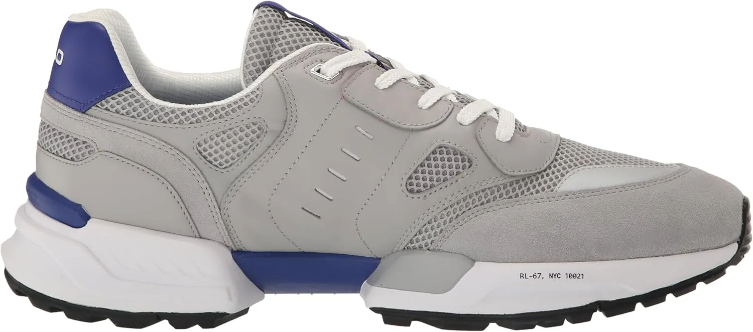 Polo Ralph Lauren Men's Jogger Suede & Mesh Sneaker