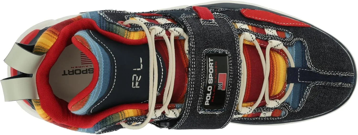 POLO RALPH LAUREN Men's Ps100 Multi-Print High-top Sneaker