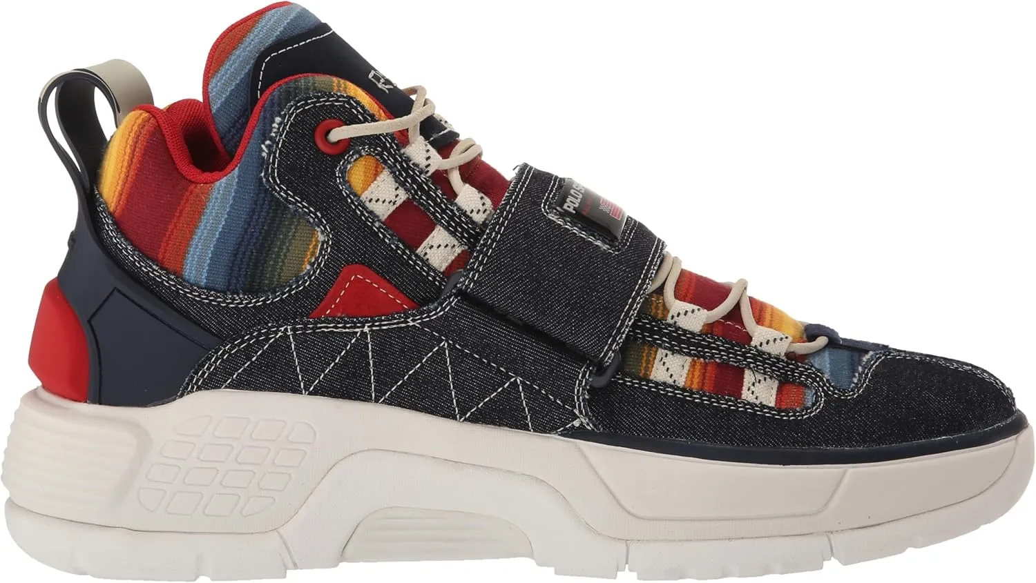 POLO RALPH LAUREN Men's Ps100 Multi-Print High-top Sneaker