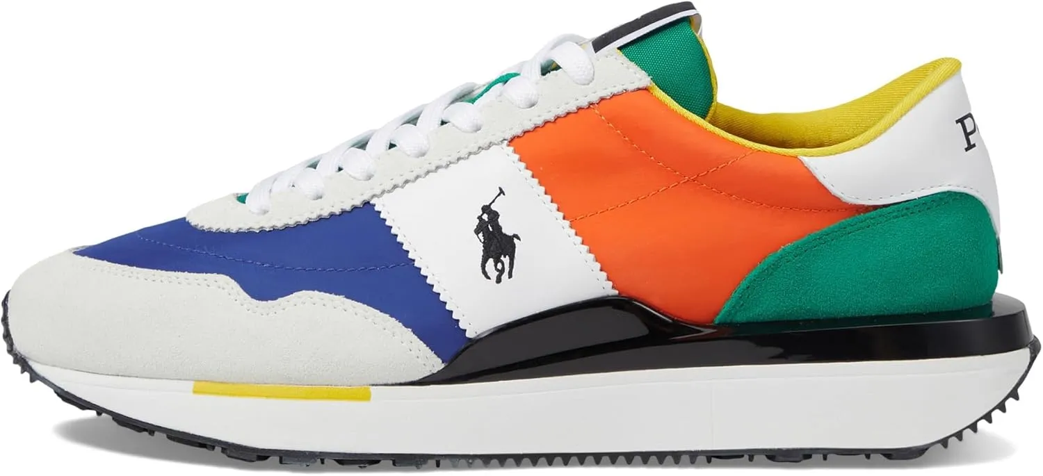 Polo Ralph Lauren Men's Train 89 Leather & Canvas Trainer