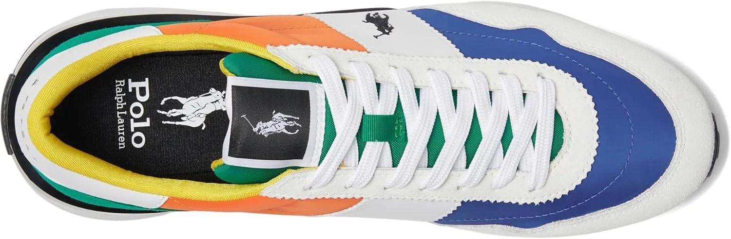 Polo Ralph Lauren Men's Train 89 Leather & Canvas Trainer